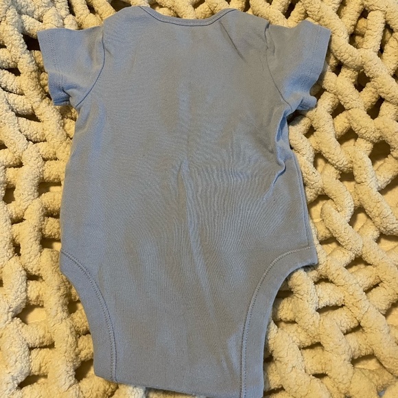 EASTER TUXEDO BUNNY SHORT SLEEVE BLUE ONSIE 12-18 MONTHS - Picture 4 of 4